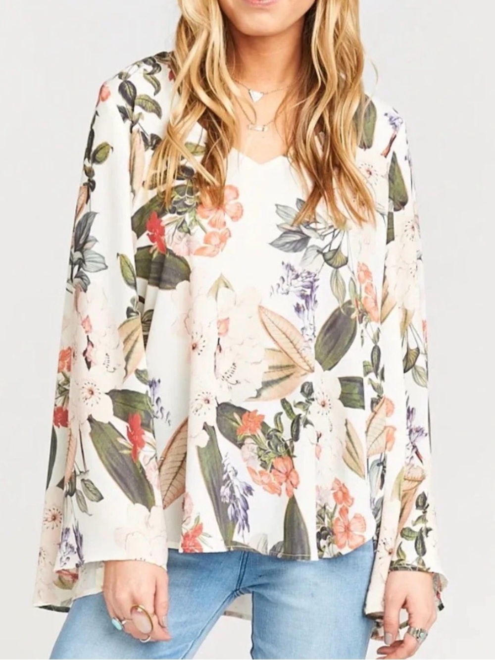 Show Me Your Mumu Hippie Dippie Floral Top Size Small